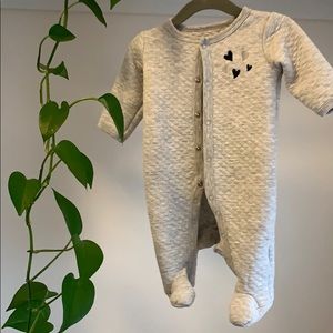 Gray footie star pj’s